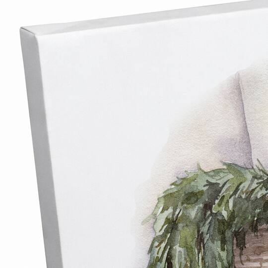 Cozy Fireplace Canvas Wall Art